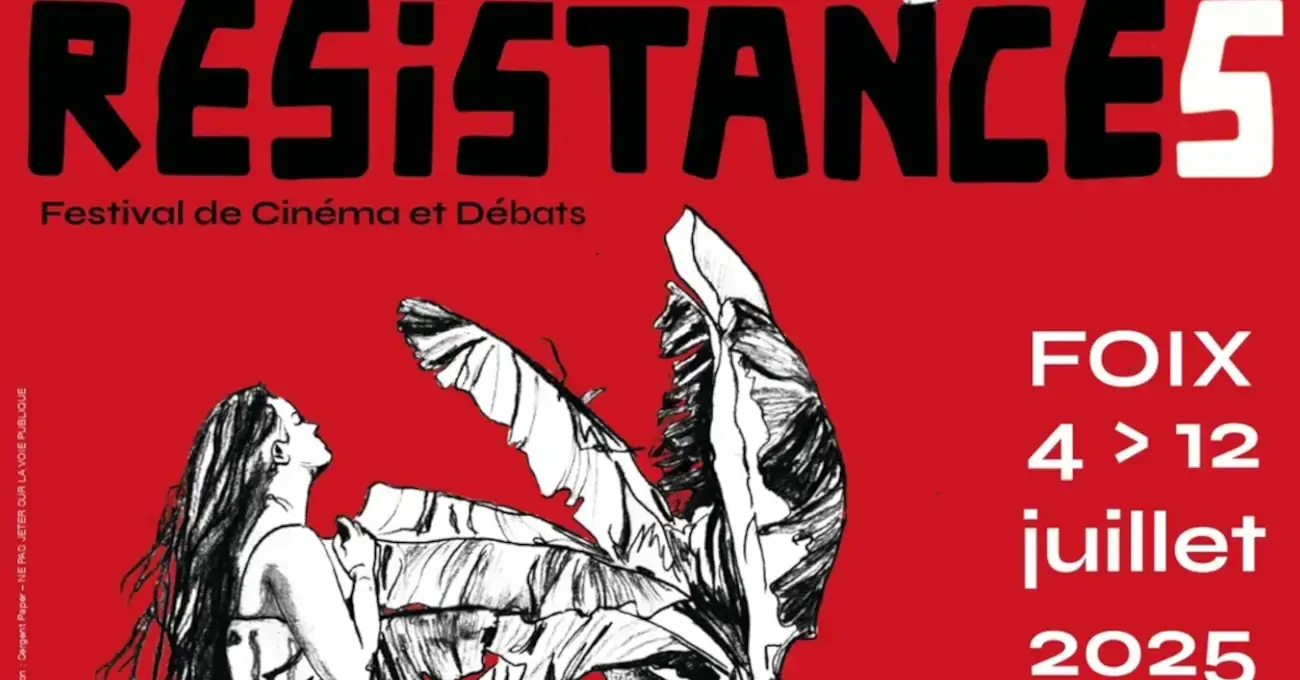 affiche festival résistances 2025 à Foix